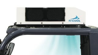 電動フォークリフト用スポットクーラー「TI-COOL」